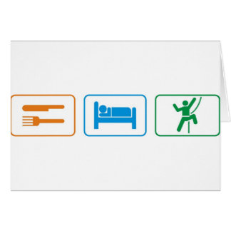 essen Sie Schlaf - Felsenaufstieg