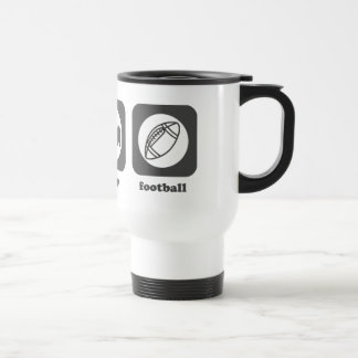 Essen Sie. Schlaf. Fußball. Tasse