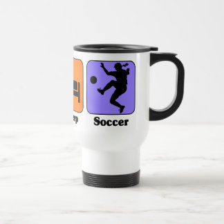 Essen Sie Schlaf-Fußball-Tasse Reisebecher