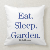 Essen Sie. Schlaf. Garten