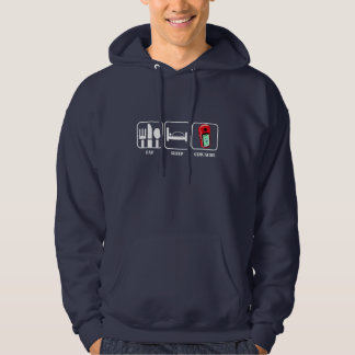Essen Sie Schlaf Geocache Geocaching Shirt-T-Shirt Hoodie