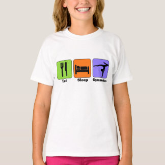 Essen Sie Schlaf-Gymnastik-T - Shirt