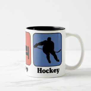 Essen Sie Schlaf-Hockey-Tasse Zweifarbige Tasse