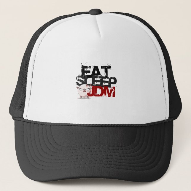 ESSEN SIE SCHLAF JDM TRUCKERKAPPE (Vorderseite)