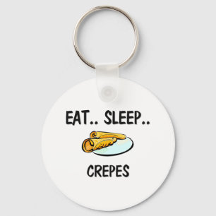 Essen Sie Schlaf KREPPS Schlüsselanhänger