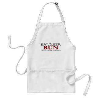 Essen Sie Schlaf-Lauf Schürze