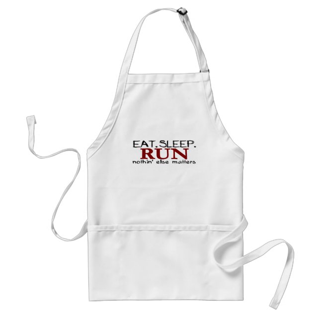 Essen Sie Schlaf-Lauf Schürze (Vorne)