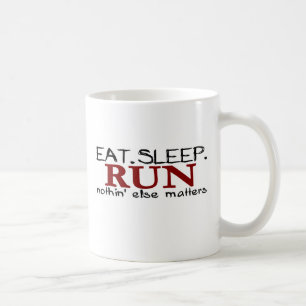 Essen Sie Schlaf-Lauf Tasse