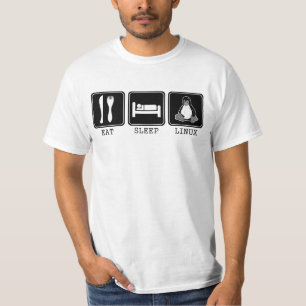 Essen Sie. Schlaf. Linux. T-Shirt