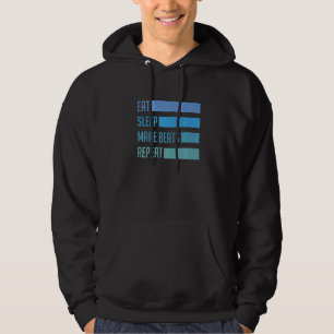 Essen Sie Schlaf machen Beats Deejay Dj Musik Tech Hoodie