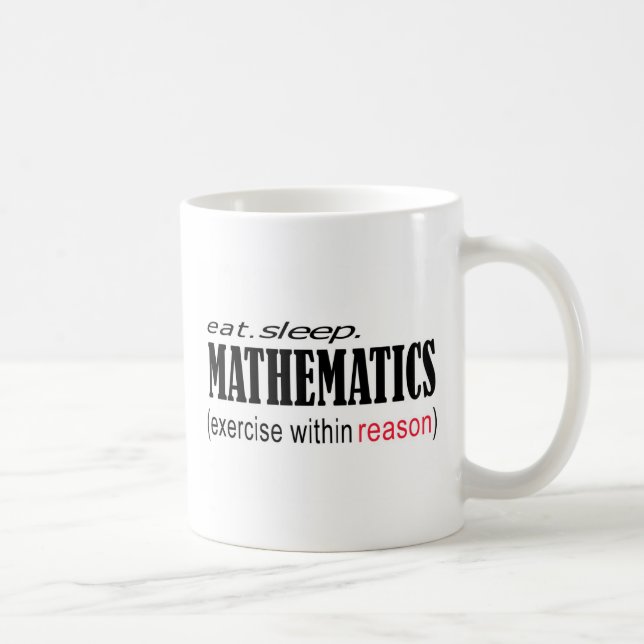essen Sie Schlaf Mathematik _Übung innerhalb des Kaffeetasse (Rechts)