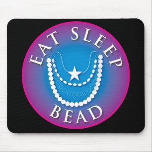 Essen Sie Schlaf-Perle Mousepad