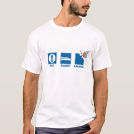 Essen Sie Schlaf-Produkteinführung T-Shirt