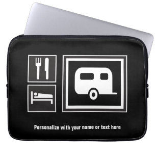 Essen Sie Schlaf RV Laptopschutzhülle
