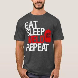 Essen Sie Schlaf Schweißgeschenk wiederholen T-Shirt
