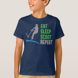 Essen Sie Schlaf SCOOT Wiederholung, T-Shirt