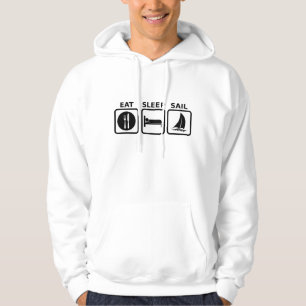 Essen Sie Schlaf-Segel Hoodie