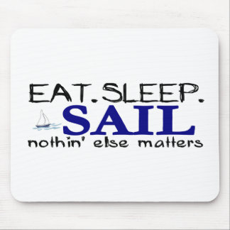 Essen Sie Schlaf-Segel Mousepad