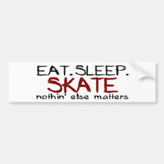 Essen Sie Schlaf-Skate Autoaufkleber