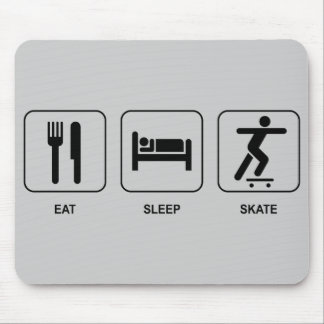 Essen Sie Schlaf-Skate Mousepad