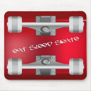 Essen Sie Schlaf-SkateMausunterlage Mousepad