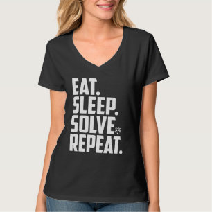 Essen Sie Schlaf Solve Wiederholung Geschwindigkei T-Shirt