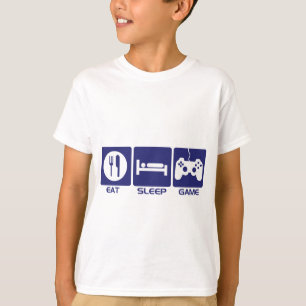 Essen Sie Schlaf-Spiel - T-Shirt