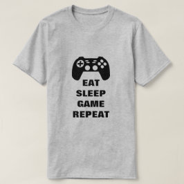 Essen Sie Schlaf-Spiel wiederholen Gamepad t Shirt