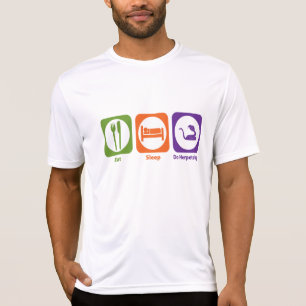Essen Sie Schlaf tun Herpetology T-Shirt
