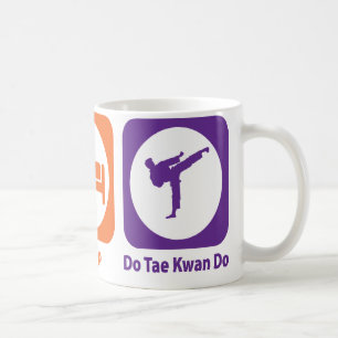 Essen Sie Schlaf tun Tae Kwan tun Kaffeetasse