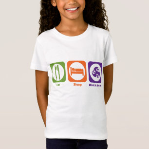 Essen Sie Schlaf-UhrAnime T-Shirt