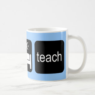 Essen Sie Schlaf unterrichten Tasse