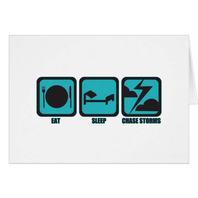 Essen Sie Schlaf-Verfolgungs-Stürme (Vorderseite (Horizontal))