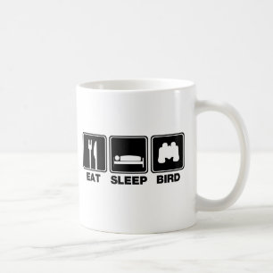 Essen Sie Schlaf-Vogel (Behälter) Kaffeetasse
