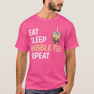 Essen Sie Schlafblase Tee Wiederholen Boba Tee Pre
