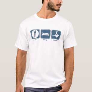 essen Sie Schlafbruch T-Shirt
