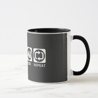 essen Sie Schlafcode-Tasse Tasse