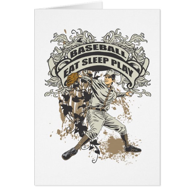 Essen Sie, schlafen Sie, spielen Sie Baseball (Vorne)