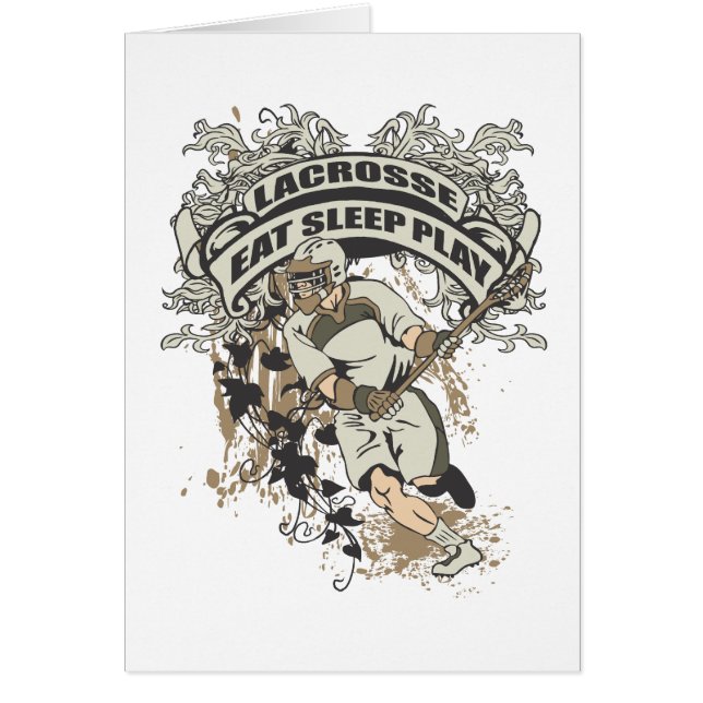 Essen Sie, schlafen Sie, spielen Sie Lacrosse (Vorne)