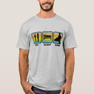 Essen Sie, schlafen Sie, surfen Sie T-Shirt