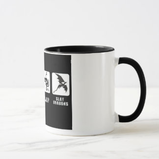 Essen Sie, schlafen Sie, töten Sie Drachen Tasse