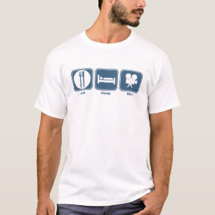 essen Sie Schlaffilm T-Shirt