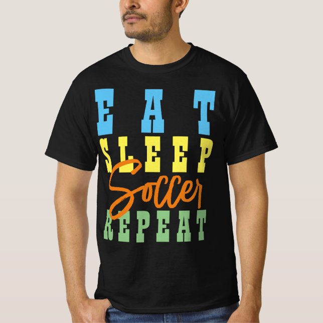 ESSEN SIE SCHLAFFIZIENERHOLUNG T-Shirt (Vorderseite)
