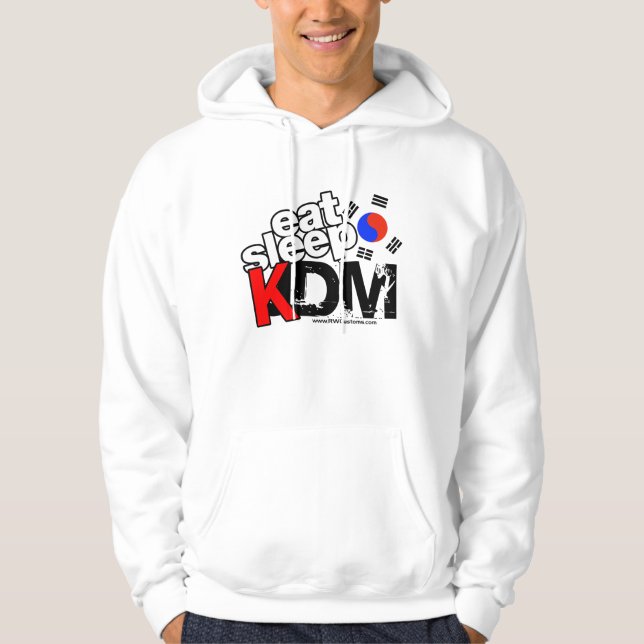 Essen Sie SchlafKDM Hoodie (Vorderseite)