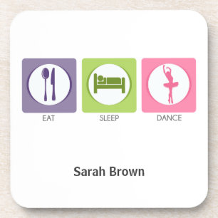 Essen Sie Schlaftanz! Untersetzer