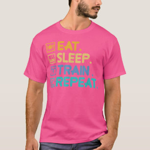 Essen Sie Schlafzugs Bodybuilding Gewichtsabnahme  T-Shirt