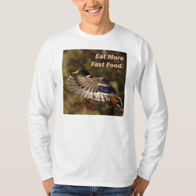 Essen Sie Schnellimbiß T-Shirt (Vorderseite)