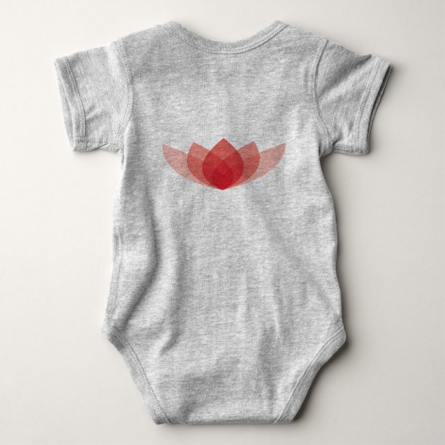 Essen Sie sich Forschung Baby Bodysuit Strampler (Rückseite)