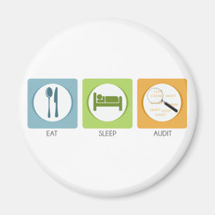 Essen Sie Sleep Audit! Magnet
