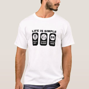 Essen Sie Sleep DX Ham Radio Operator Shirt